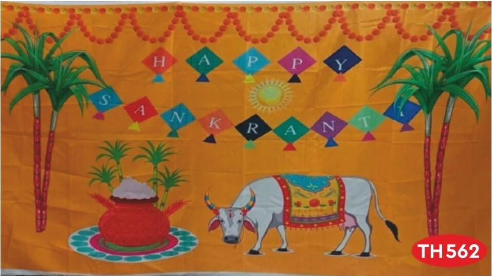 Backdrop Cloth for All Festivals/House Hold Function
