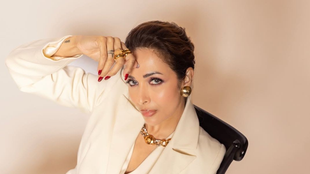 Malaika Arora’s ecru pantsuit is equal parts edgy and sophisticated