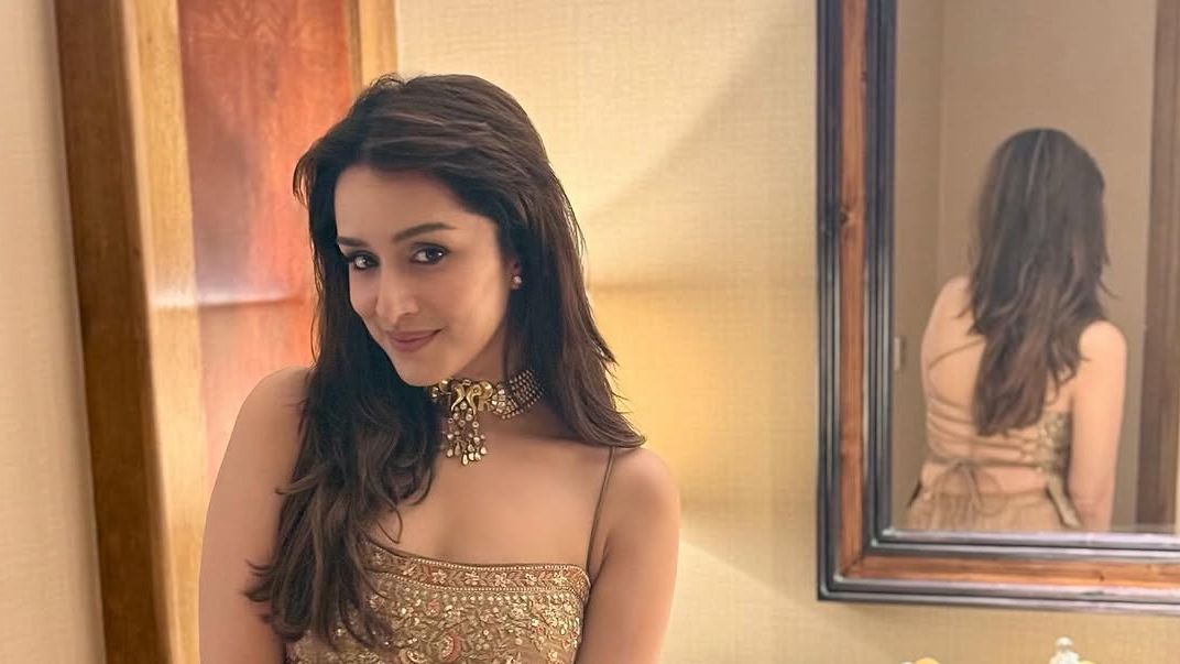 Shraddha Kapoor’s Anita Dongre sharara set belongs in every bridesmaid’s closet