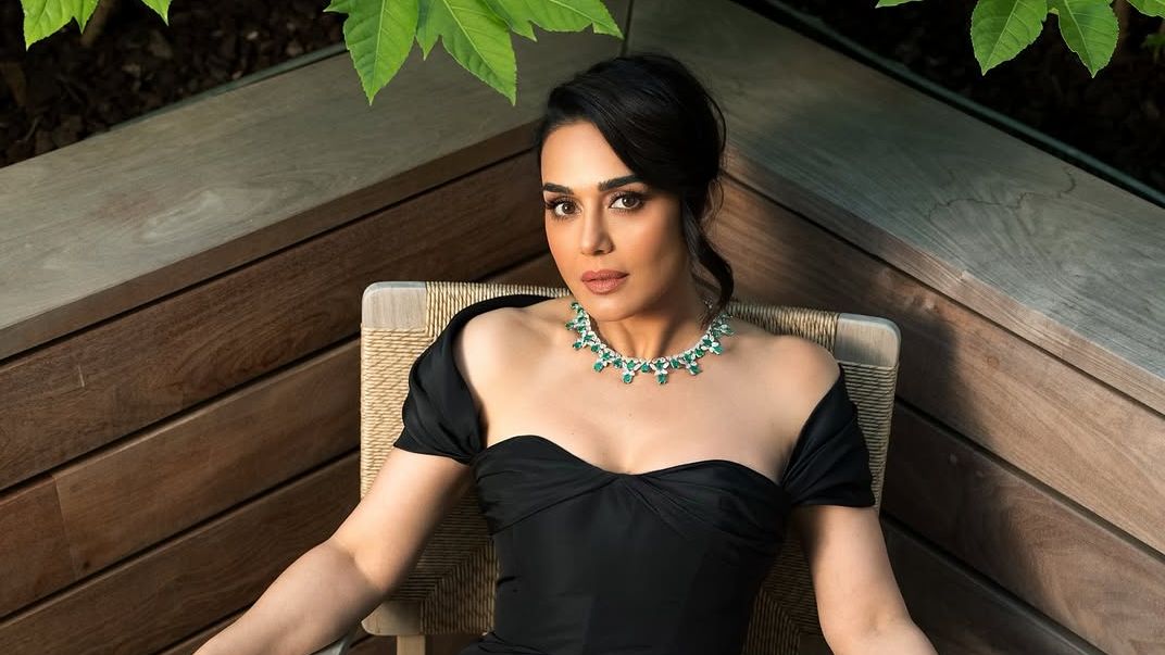 Preity Zinta paired a Gauri and Nainika gown with Chopard jewels
