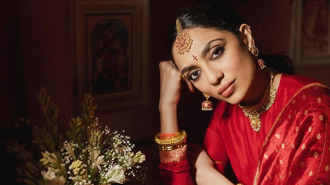 Sobhita Dhulipala loves saris so much that they were the dress code for her last birthday in Amsterdam