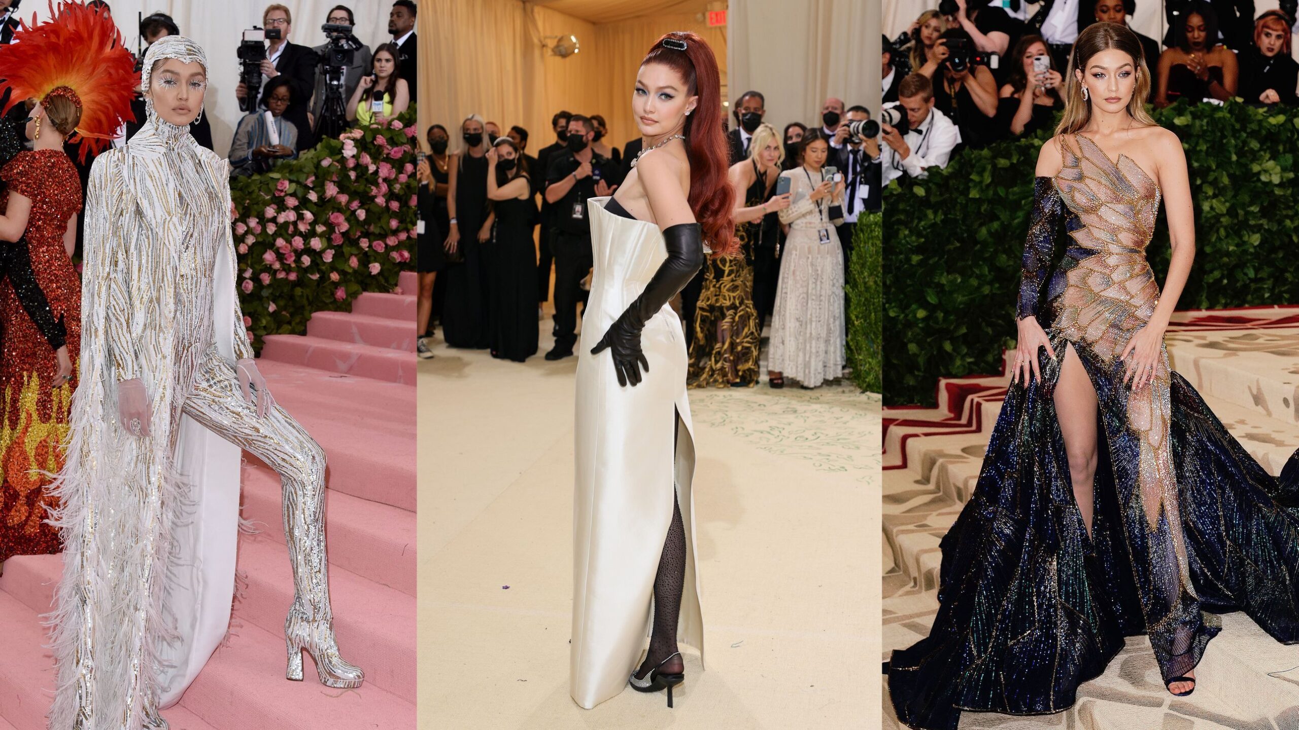 Gigi Hadid’s Met Gala looks have always been about the transformation