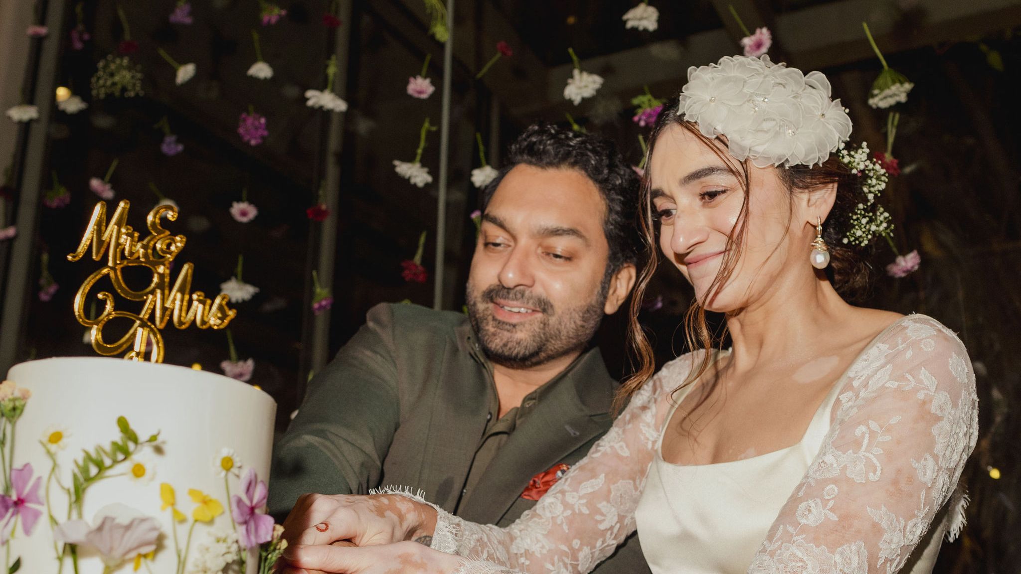 Filmmaker Karishma Kohli and actor Mikhail Yawalkar traded wedding rituals for a full-blown party at an ice factory