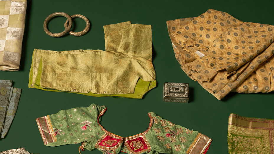 For art curator Madhu Neotia, textiles like zardozi blouses and brocade skirts are the new heirlooms