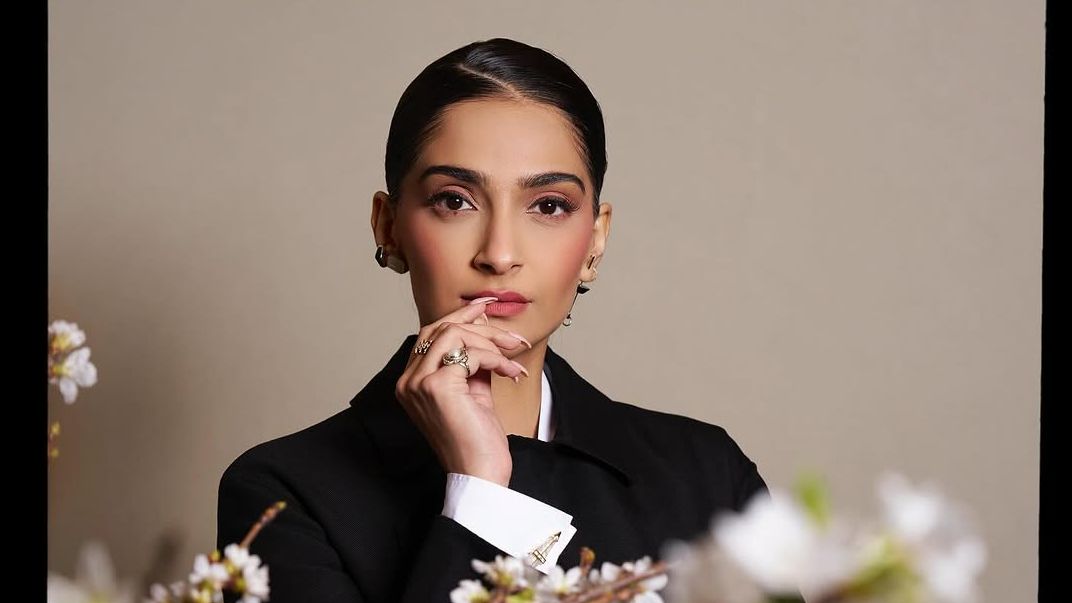 Yesterday in Kyoto, Sonam Kapoor embraced Japanese influences in a Dior ensemble