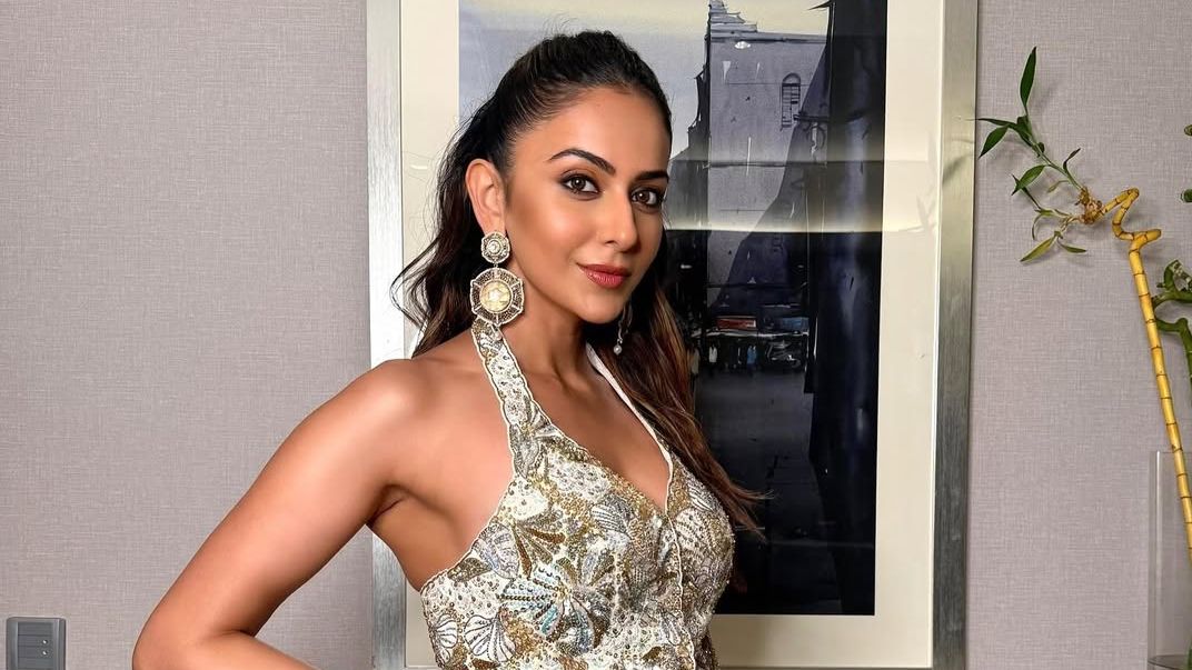 Rakul Preet Singh paired her ivory corset with a sharara