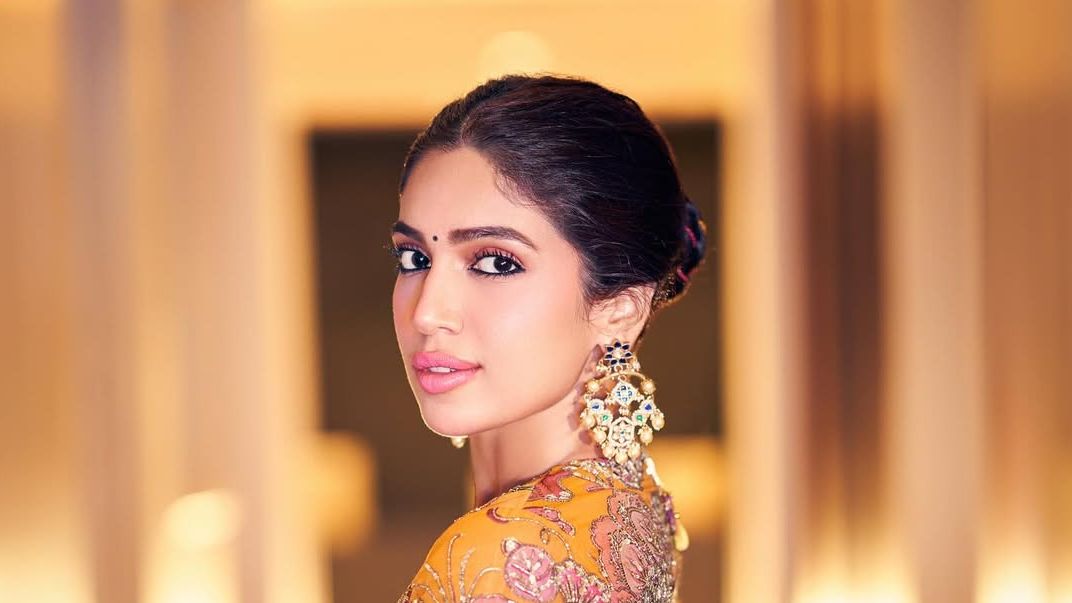 Add Bhumi Pednekar’s petal pink glam to your wedding guest beauty list