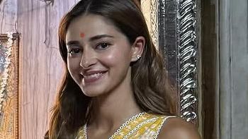 Ananya Panday’s sunshine-hued Mulmul kurta is the perfect antidote to grey monsoon skies