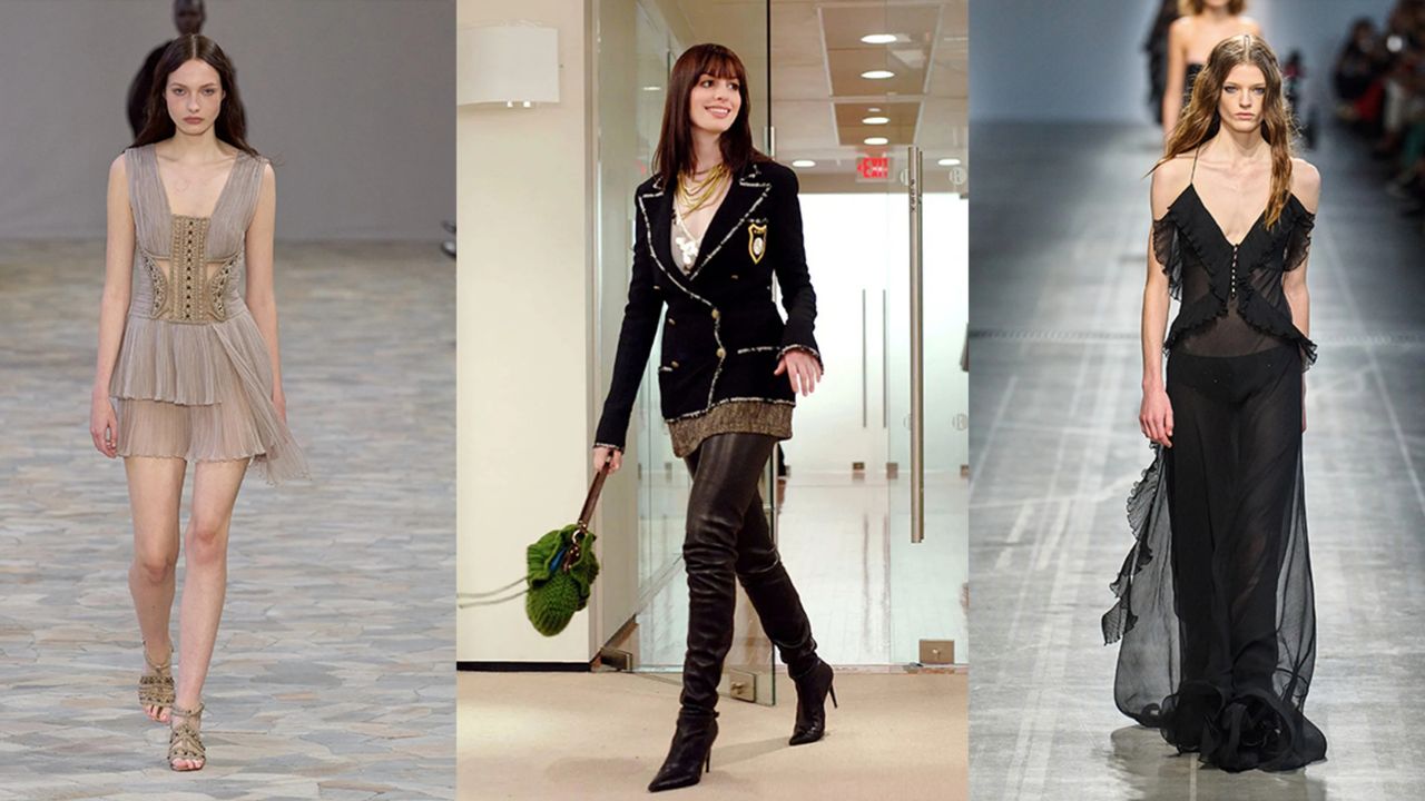 The 2000s dresses Anne Hathaway wore in The Devil Wears Prada are coming back this season