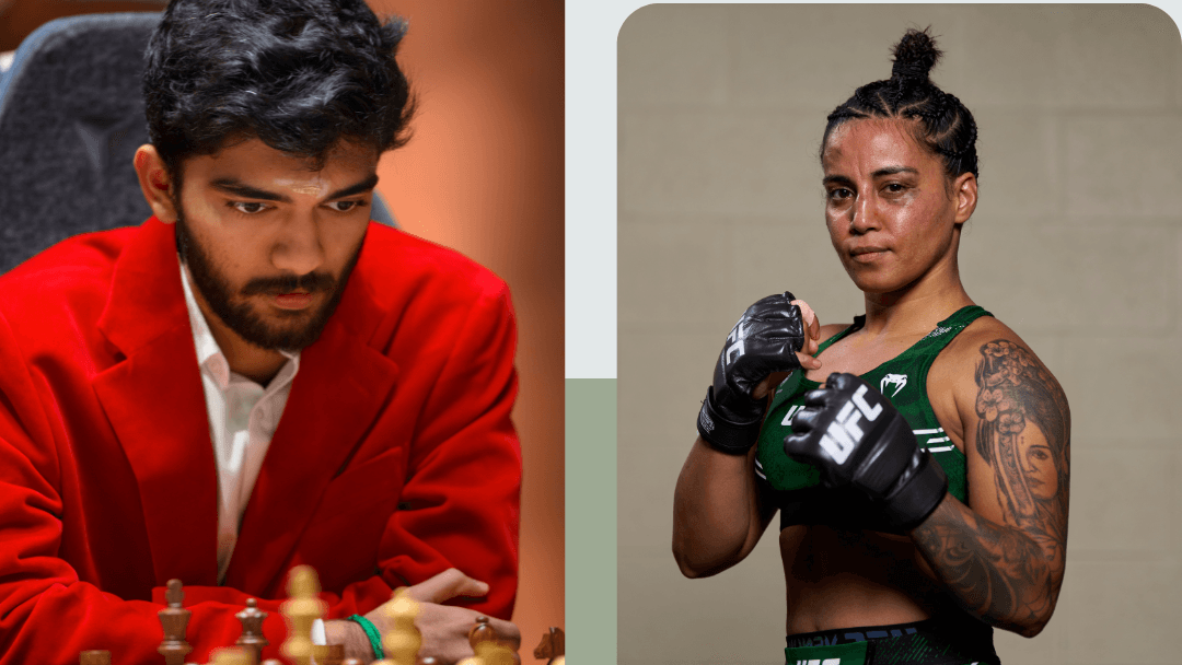 Chess champion Gukesh Dommaraju and MMA fighter Puja Tomar chat about losing like winners