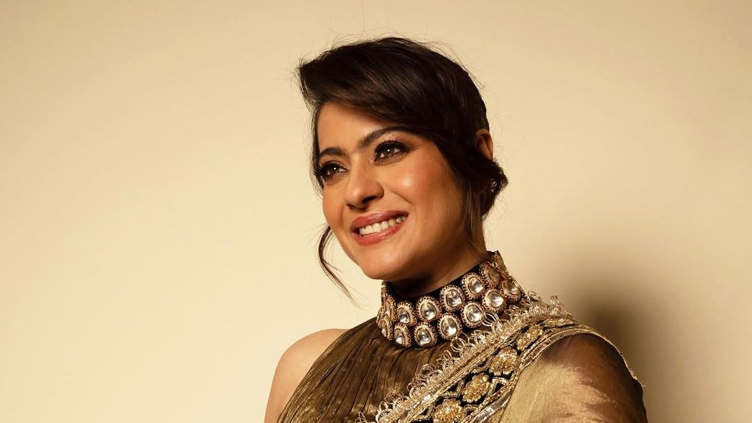 Kajol Devgan’s Manish Malhotra gilded sari brings handwoven tissue and brocade together