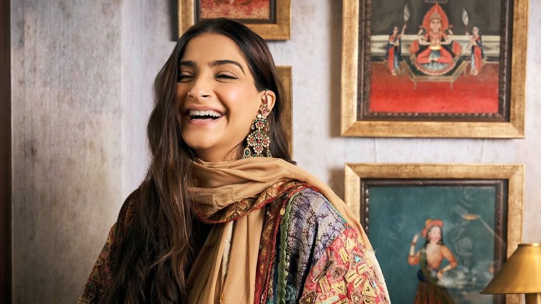 Sonam Kapoor celebrates India’s textile heritage with patchwork craft and vintage embroidery