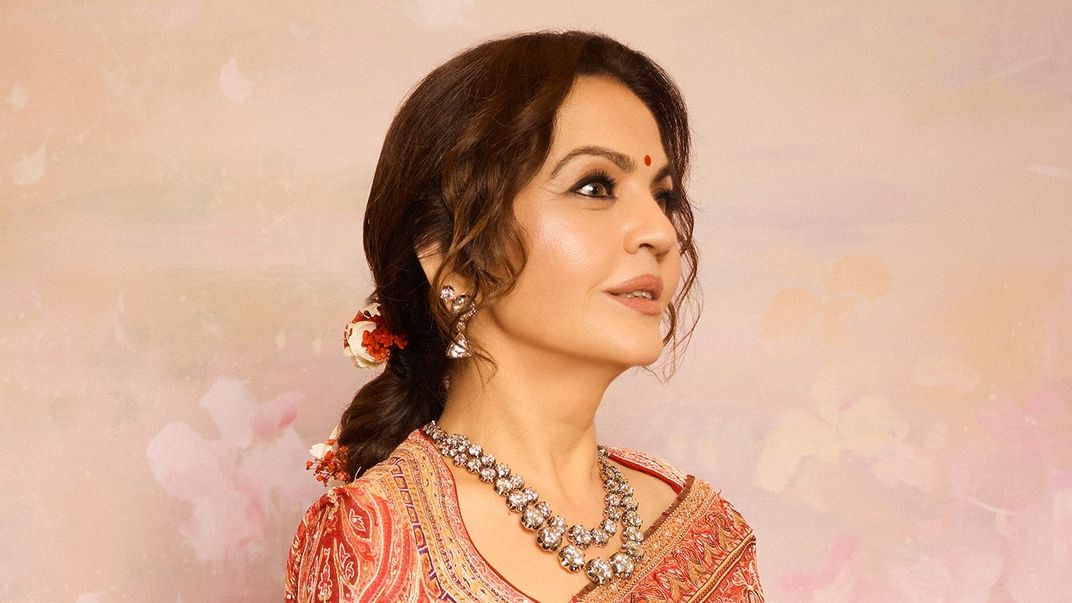 Nita Ambani paired a Tarun Tahiliani sari with vintage Golconda diamonds