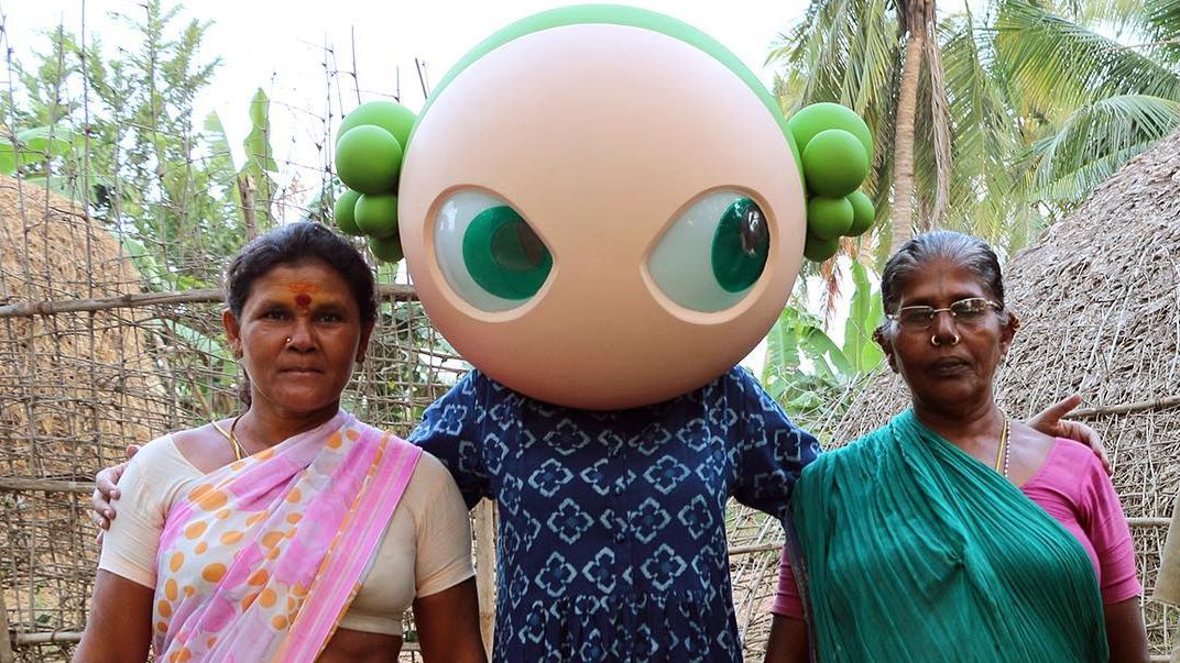 For 16 years, nobody knew what this artist looked like. Now, Princess Pea’s mask is off