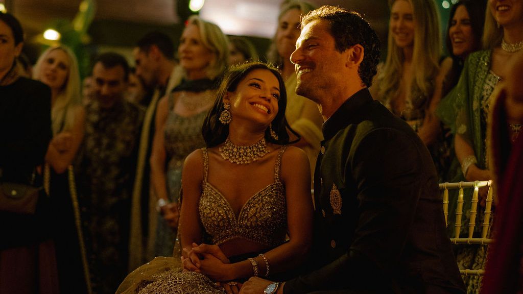 This multicultural wedding in Ibiza unfolded across cliffs, beaches and a rain-soaked villa